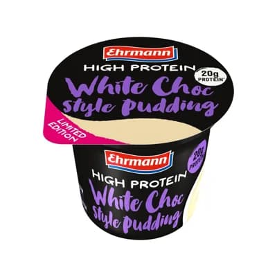 Ehrmann High Protein Pudding – bílá čokoláda