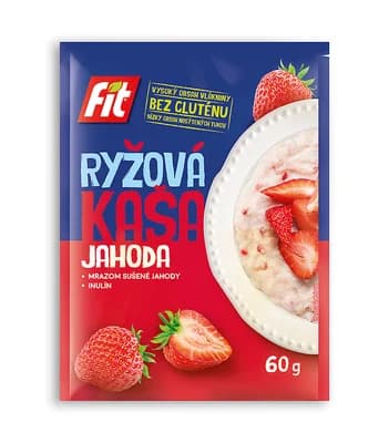 Fit Fit-rýžová kaše jahoda