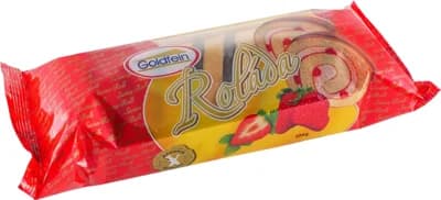 Goldfein Jahodová roláda zdobená