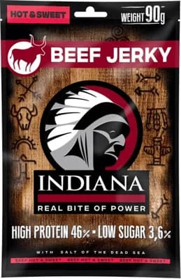 Indiana Jerky Hovězí Hot & Sweet