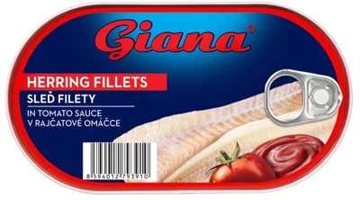 Giana Sleď filety v rajčatové omáčce