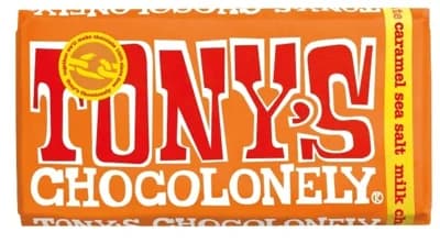 Tony´s Chocolonely Mléčná čokoláda s karamelem a mořskou solí