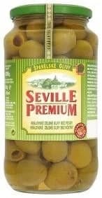 SEVILLE PREMIUM Olivy zelené královské bez pecky