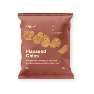 Vilgain Flaxseed Chips – pikantní