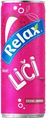 Relax Limonáda Liči, plech