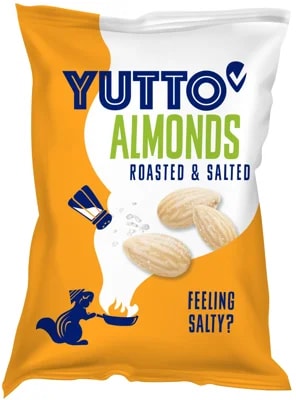 Yutto Kalifornské pražené mandle solené