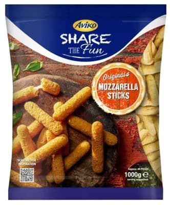 Aviko Mozzarellové tyčinky
