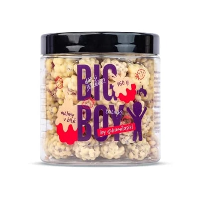 BIG BOY Maliny v bílé čokoládě