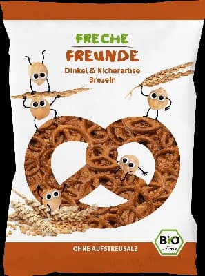 Freche Freunde BIO Špaldové preclíky s cizrnou