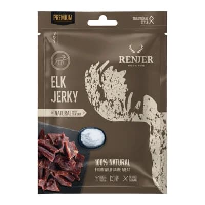 Renjer Jerky Losí sušené maso mořská sůl