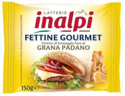 Inalpi Tavený sýr & Grana Padana, plátky