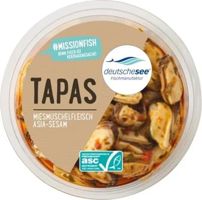 Deutsche See Vyloupané mušle slávky