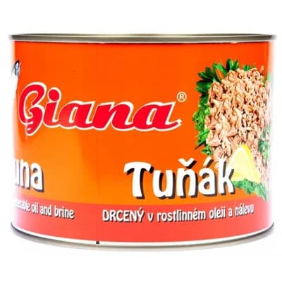 Giana Tuňák drcený v rostlinném oleji a nálevu 1,