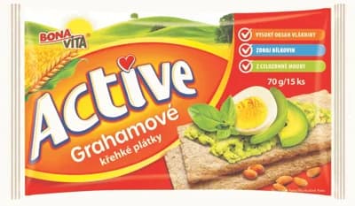 Bonavita Active Křehké grahamové plátky