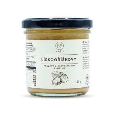 NATU Lískooříškový krém 140 g