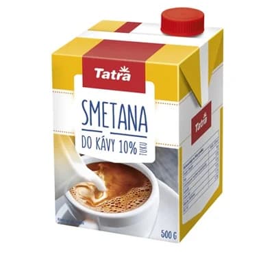 Tatra Smetana do kávy 10% chlaz. 6 x