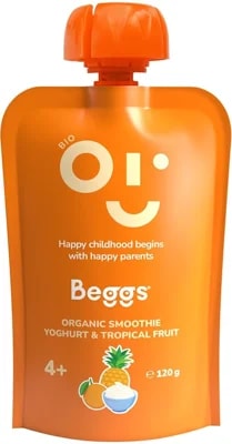 Beggs BIO Smoothie s jogurtem a tropickým ovocem