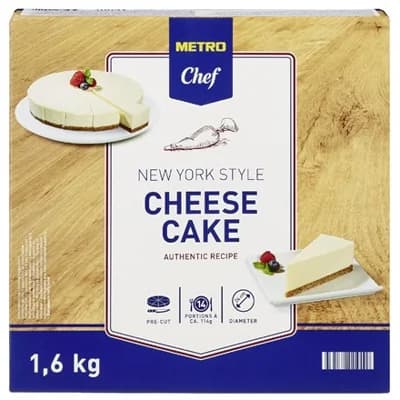 METRO Chef Cheesecake NY Styl krájený mraž. 1,