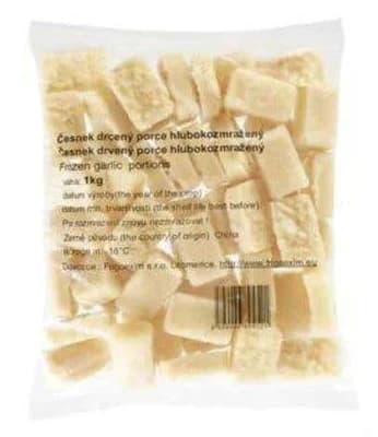 Česnek drcený porce