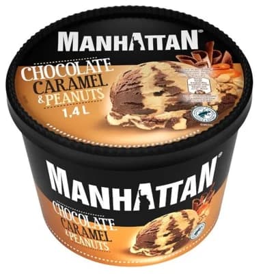 Manhattan Zmrzlina čokoláda, karamel a arašídy