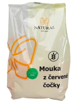 Natural Jihlava Mouka z červené čočky bez lepku