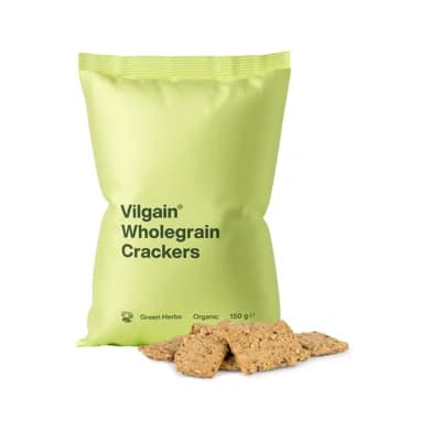 Vilgain Celozrnné krekry BIO – bylinky