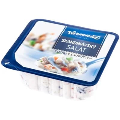 VARMUŽA Skandinávský salát sleďový s jogurtem chlaz.