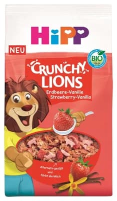 HiPP BIO Lion křupavé müsli jahoda a vanilka