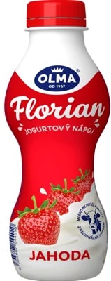 Olma Florian jogurtový nápoj jahodový