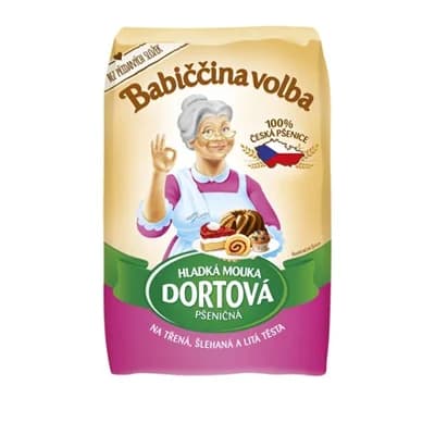 Babiččina volba Mouka hladká dortová 4 x