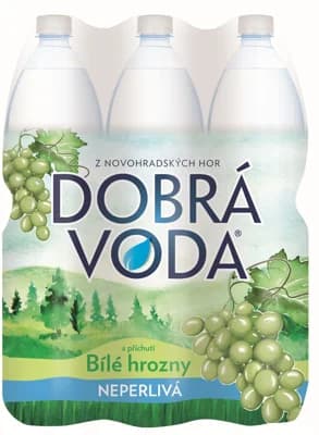 Dobrá voda Neperlivá bílé hrozny 6×1,5 l