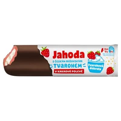 Míša Jahoda s tvarohem v kakaové polevě mraž. 50 x
