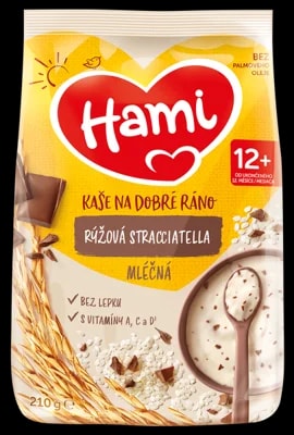 Hami Mléčná rýžová kaše Stracciatella