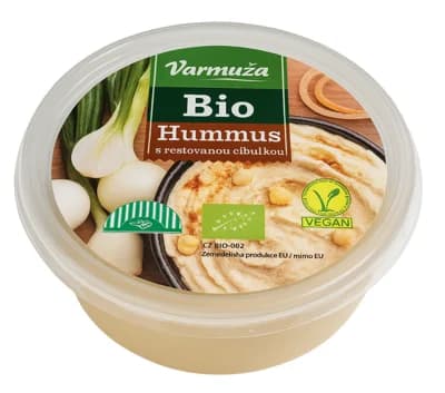 Varmuža BIO Hummus s restovanou cibulkou