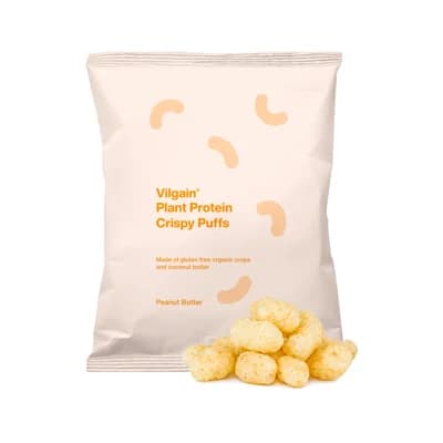 Vilgain Plant Protein Crispy Puffs BIO – arašídové máslo