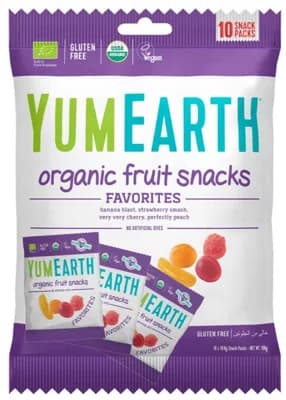 YumEarth BIO Ovocné želé bonbony mini balení - Mix příchutí