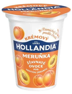 Hollandia Krémový jogurt meruňka