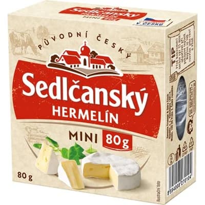 Sedlčanský Hermelín Sýr mini chlaz. 10 x