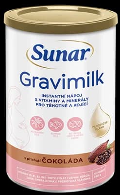 Sunar Gravimilk s příchutí čokoláda