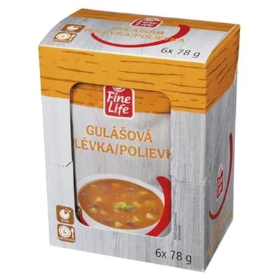 Fine Life Polévka gulášová 6 x