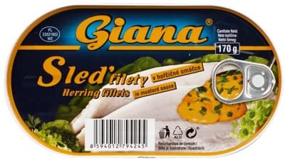 Giana Sleď filety v hořčičné omáčce