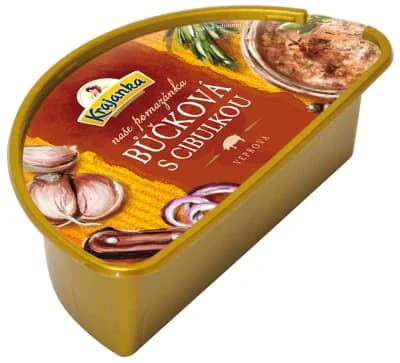 Krajanka Bůčková pomazánka s cibulkou