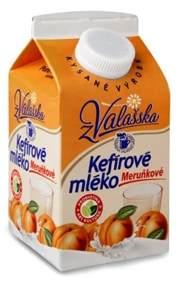 Mlékárna ValMez Kefírové mléko nízkotučné meruňkové
