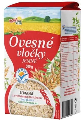 Bonavita Ovesné vločky jemné celozrnné