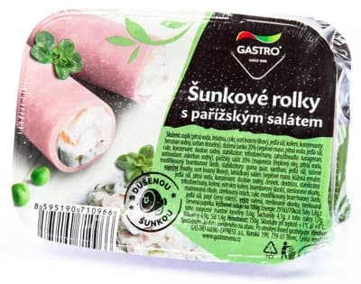 Gastro Šunkové rolky s pařížkým salátem 2x150g