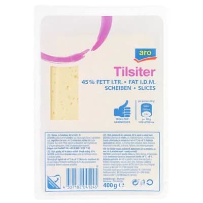 ARO Tilsiter sýr 45%, plátky