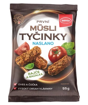 Semix Musli tyčinky naslano rajče,bazalka