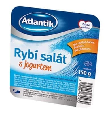 Atlantik Salát rybí s jogurtem 4 x 150g