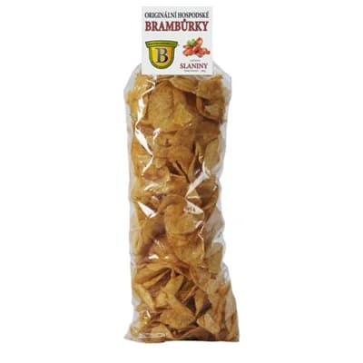 Originální hospodské brambůrky slanina