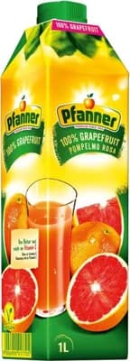 Pfanner 100% šťáva z růžového grapefruitu
